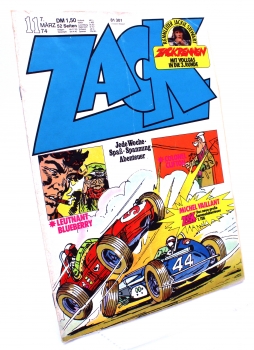 Zack - die großen Abenteuer unserer Zeit Comic Magazin Nr. 11 (1974): Zackrennen: Mit Vollgas in die 3. Runde